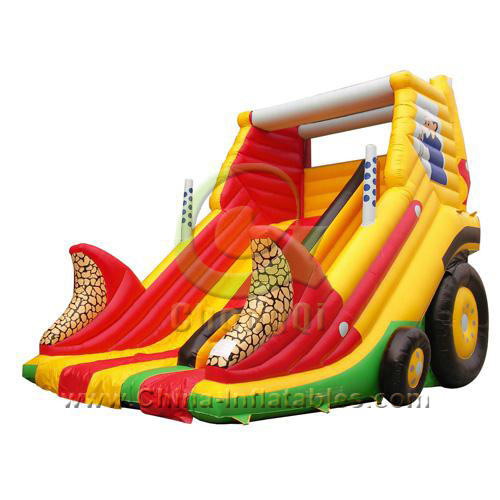 inflatable bouncer slide